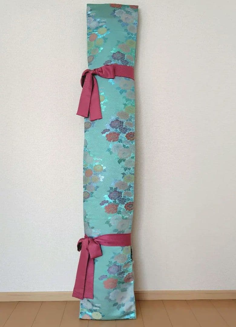 お琴カバー【澄】着物帯 ゆたん油単ハンドメイド 和楽器 袋帯 山田流生田流