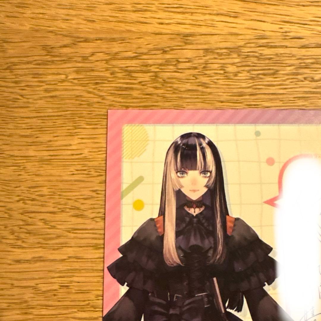 ホロライブ イチ推しトーク 儒烏風亭らでん 複製サイン ポストカード