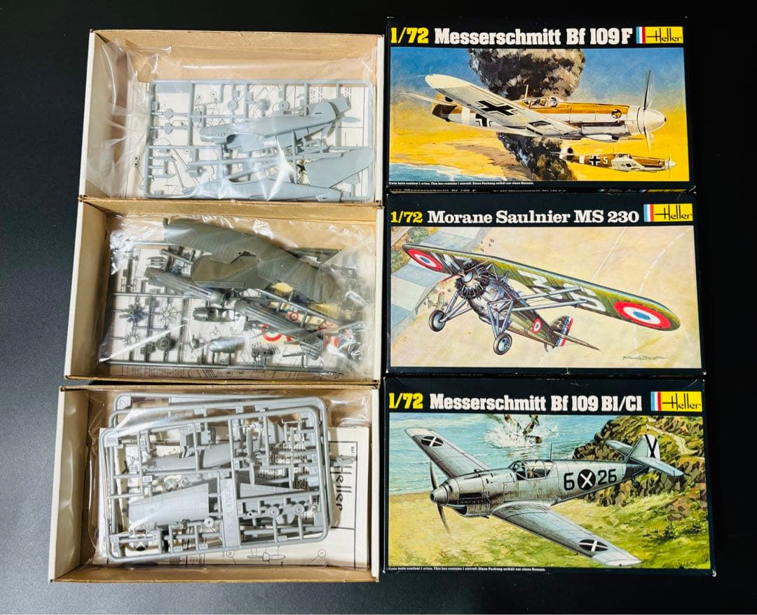 激レア Heller 戦闘機 プラモデル 3機