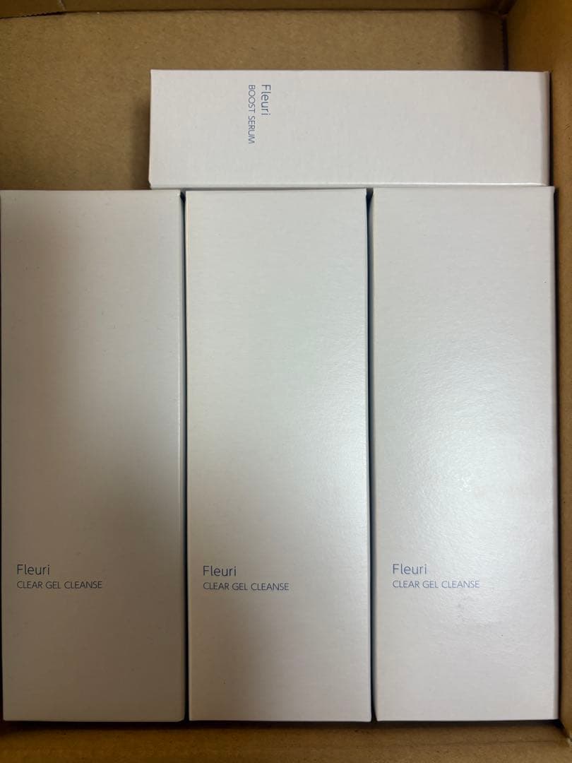 Fleuri CLEAR GEL CLEANSE 3本セット + ブーストセラム