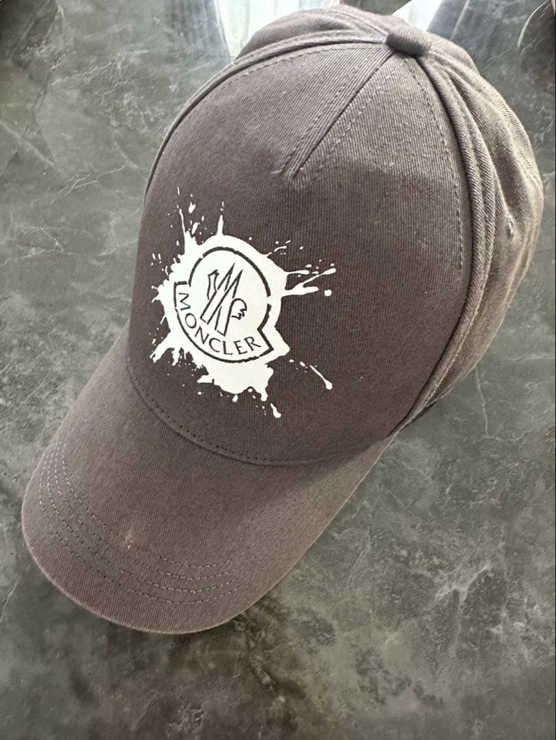 MONCLER スプラッシュデザイン ベースボールキャップ