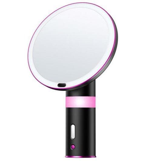 高品質の最高級のLEDメイクアップミラー テレワーク　動画配信　充電式 WIDREAM LEDライト付化粧鏡 充電式で持ち運びに◎いつでも女優気分で