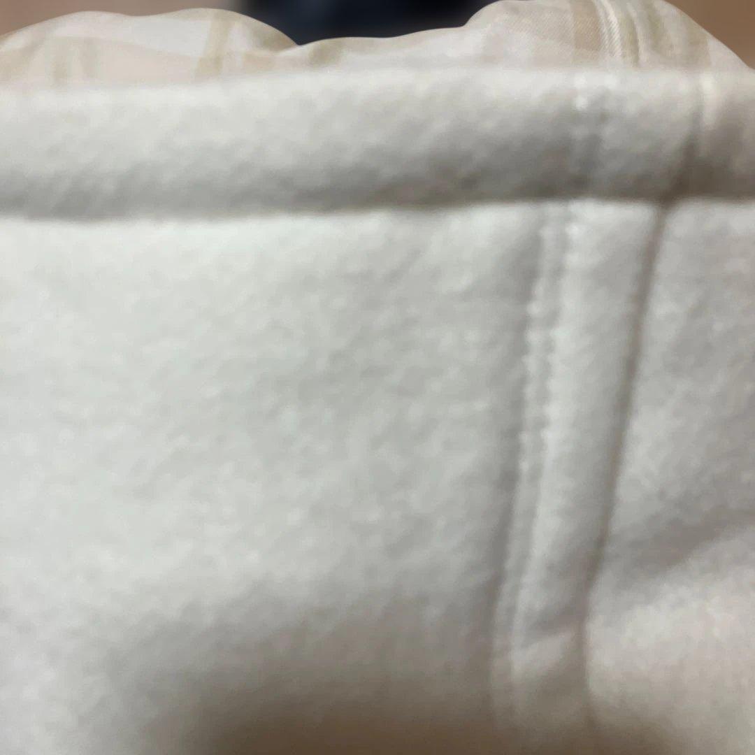 BURBERRY BLUE LABALアンゴラ ホワイト フーデットコート美品 - メルカリ