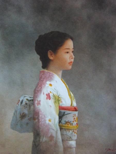 藤井 勉、祈り、超希少額装用画版、新品額装付