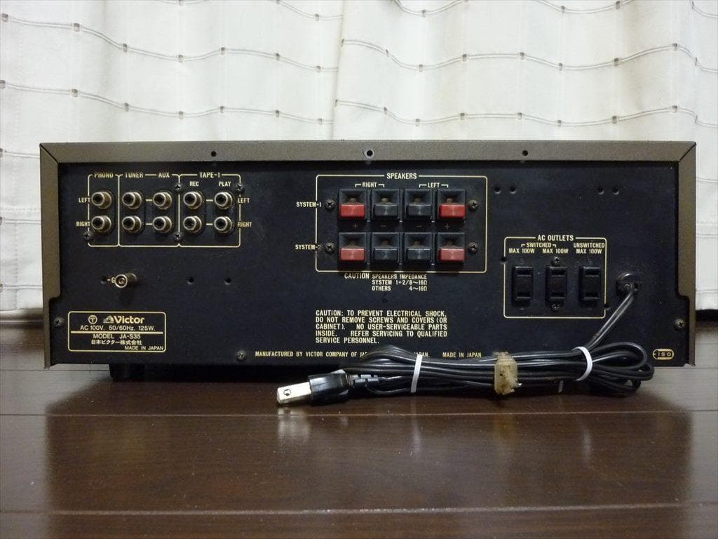 VICTOR ビクター プリメインアンプ JA-S35 修理済全機能動作 美品