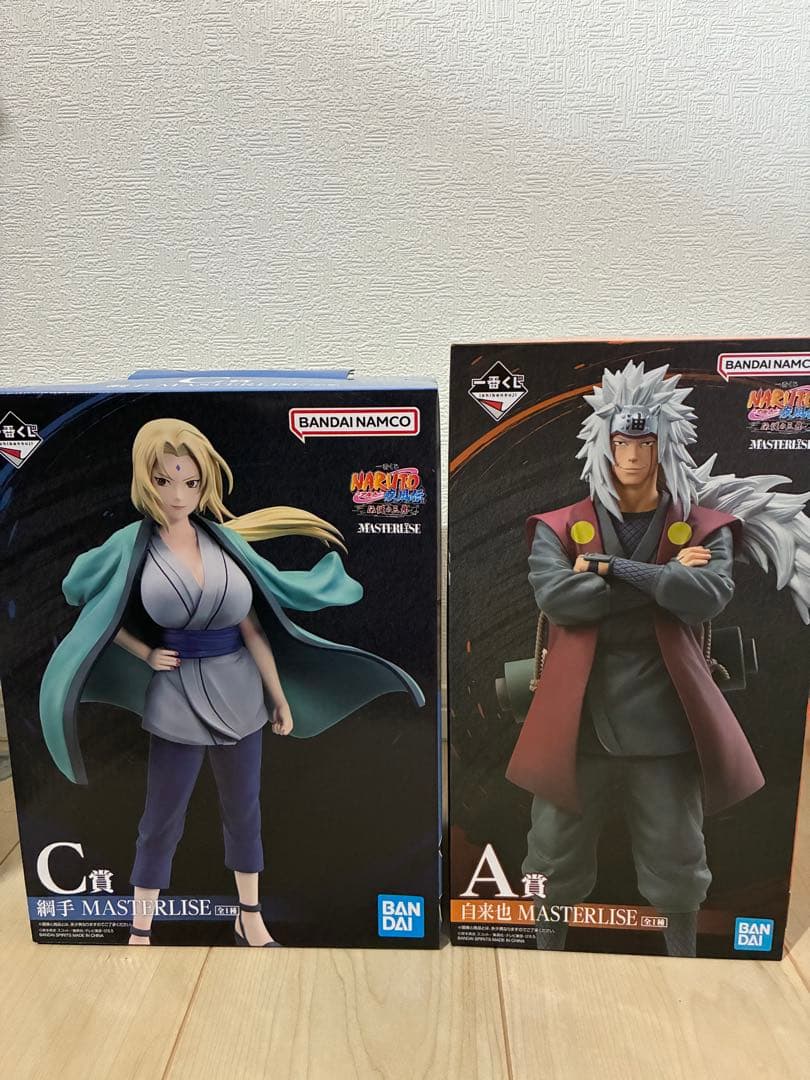 新品・未開封　一番くじ NARUTO ナルト 疾風伝 伝説の三忍 自来也 綱手