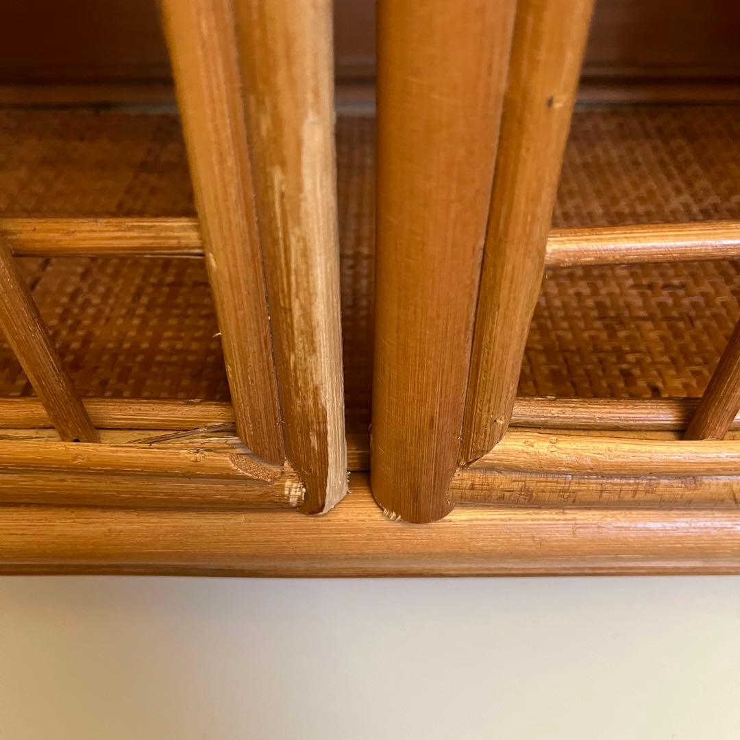 ZARAHOMEラタン アーチ型キャビネット 2段 - メルカリ