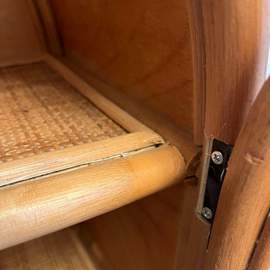 ZARAHOMEラタン アーチ型キャビネット 2段 - メルカリ