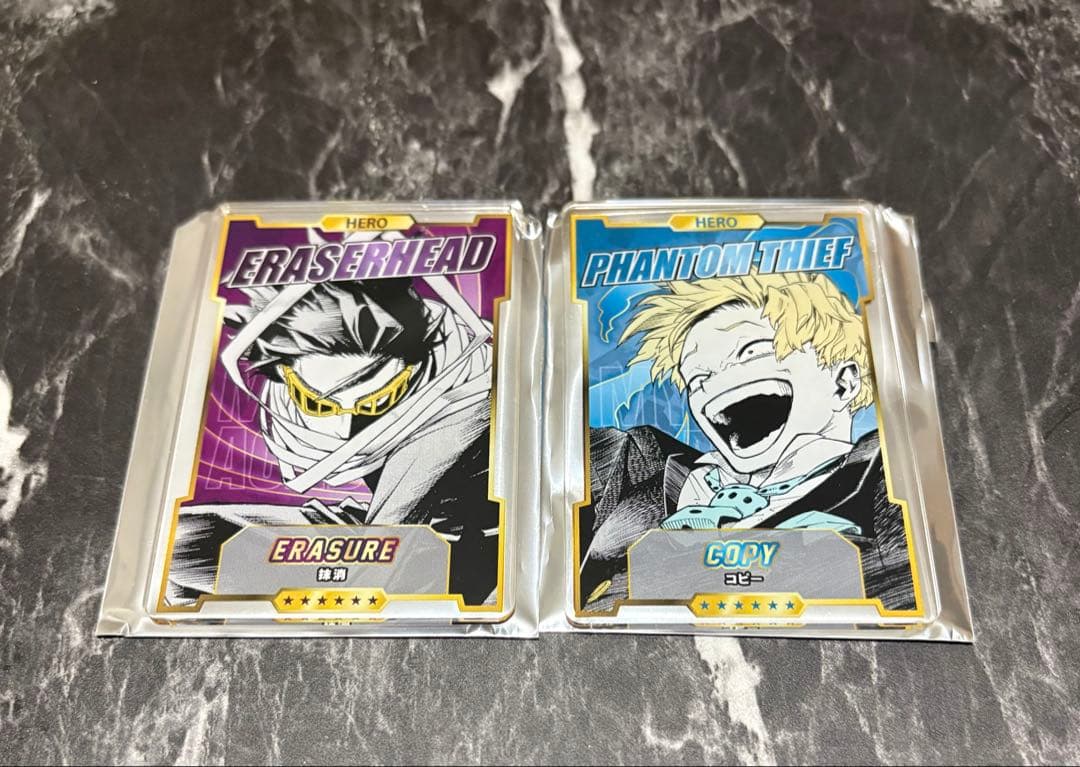 僕のヒーローアカデミア 相澤消太 物間寧人 ステータスカード