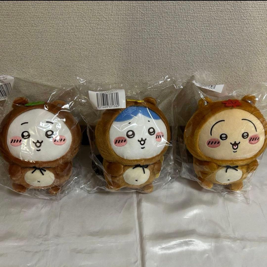 新品 ちいかわ たぬきだもんくじ B賞 3種類セット ハチワレ ちいかわ