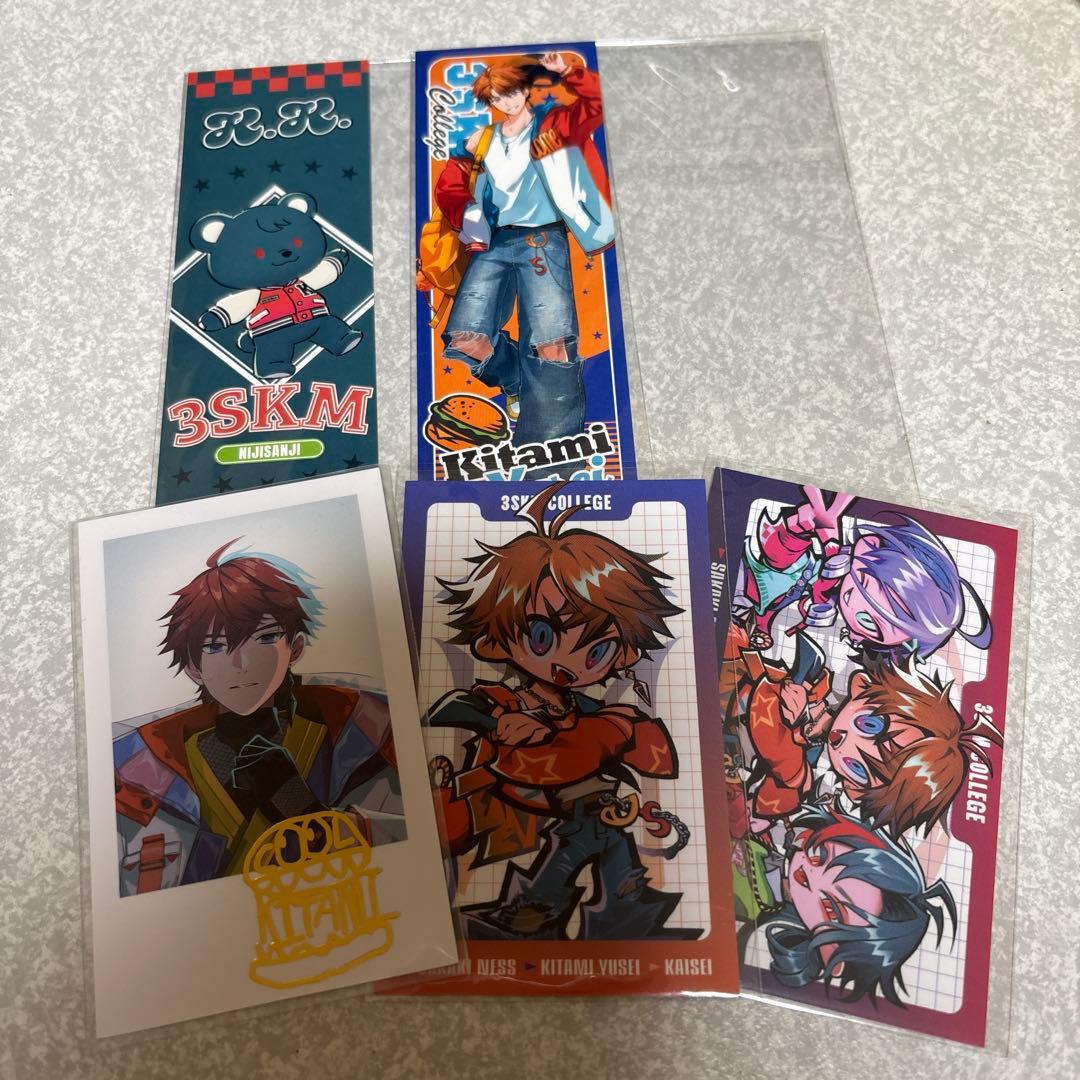 にじさんじ3SKM北見遊征榊ネス魁星 Collegeカード 箔入り チェキ 特典