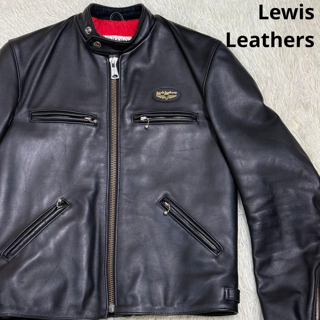 ヴ*ト様 Lewis Leathers SPORTSMAN スポーツマン ライダ 70's] Vintage Leathers Turquoise Leather Riders Jacket size.38 