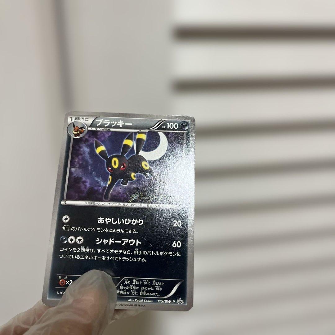ポケモンカードBW ブラッキー プロモカード 115/BW-P ダークラッシュ
