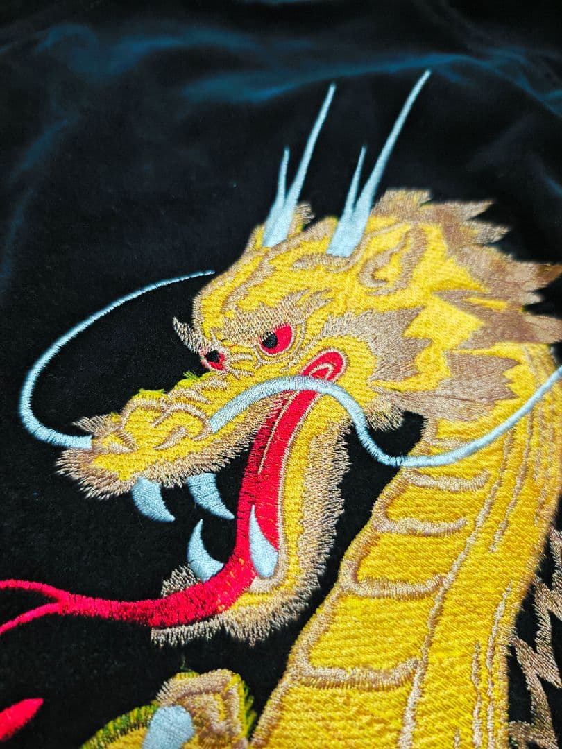 Jungle Storm 日本 限定 別珍 龍刺繍 スカジャン unisex - メルカリ