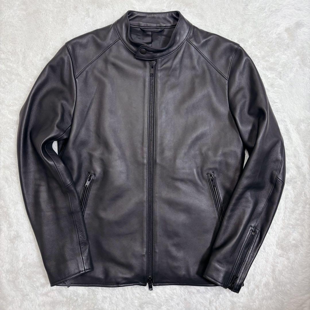 EDIFICE　シープスキン レザージャケット シングル Lサイズ