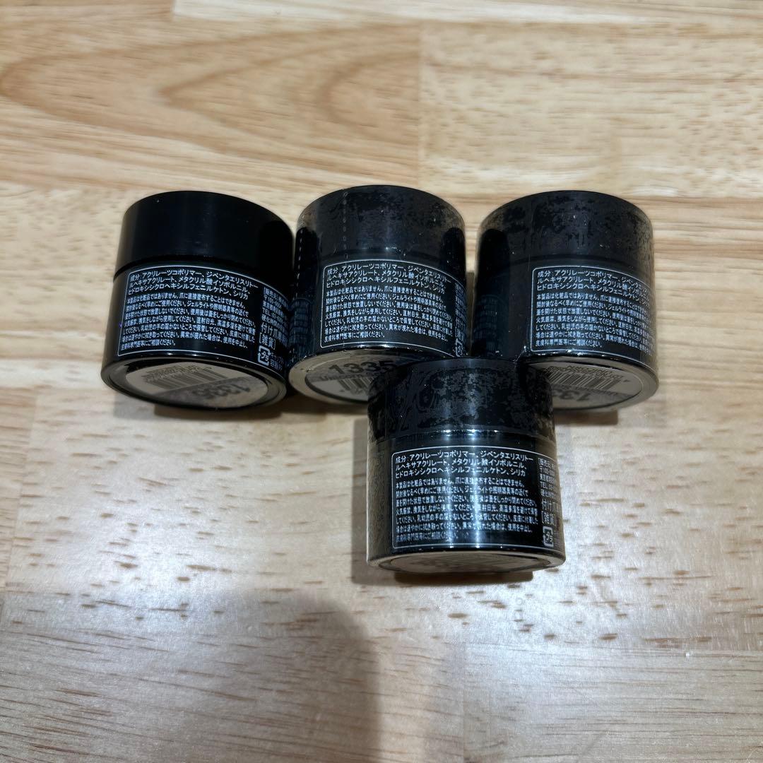 A Black ジェルネイル 4個セット ユニコーンスターバージョン