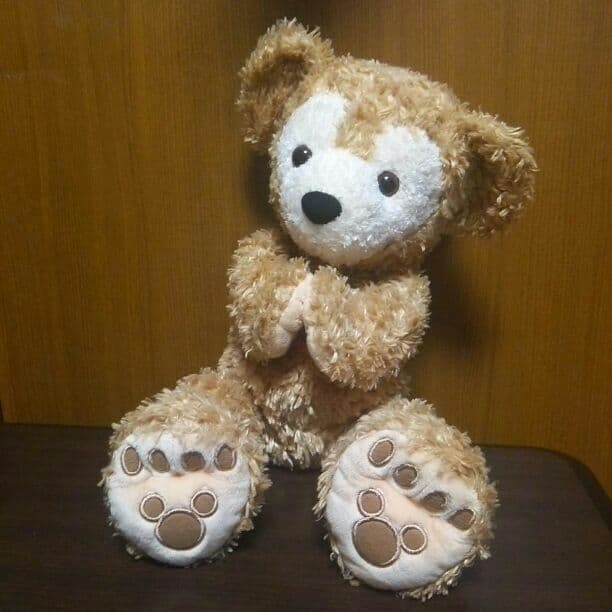 レア 初期 白タグ ダッフィー ぬいぐるみ 旧M - メルカリ