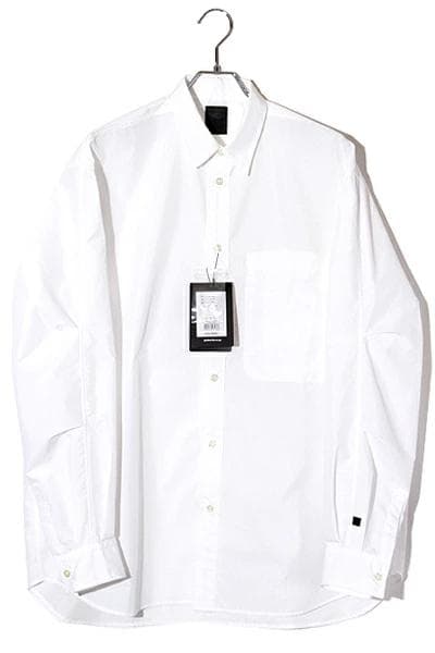 24SS ダイワピア39 テック 長袖 レギュラーカラーシャツ ホワイト