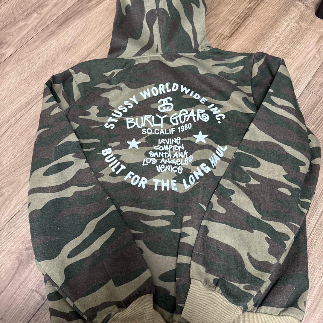 Stussy 迷彩柄 パーカー - メルカリ