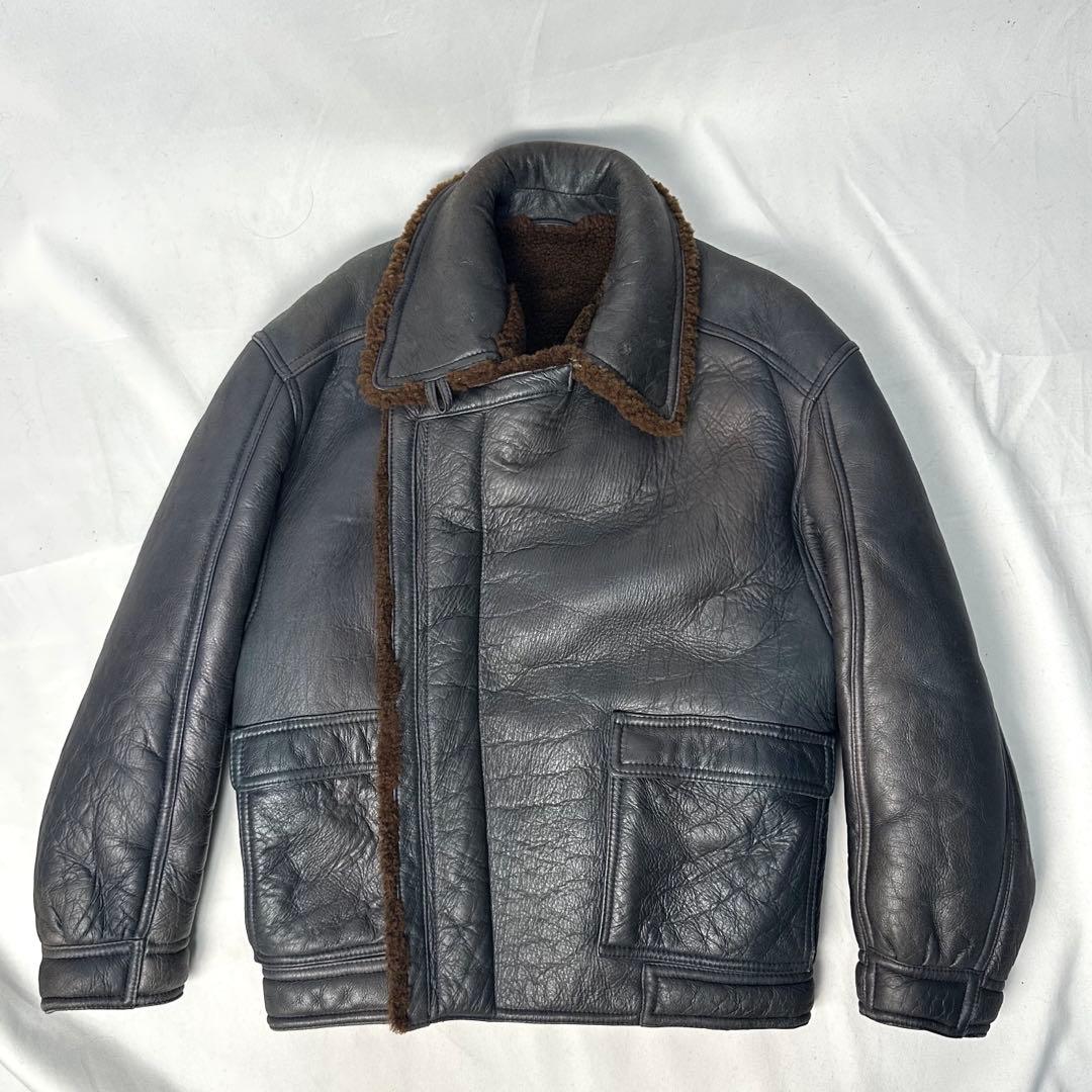 Vintage Made in ITALY イタリア製 ムートンジャケット 楽天市場】ムートン ジャケット（原産国/製造国イタリア）（メンズ
