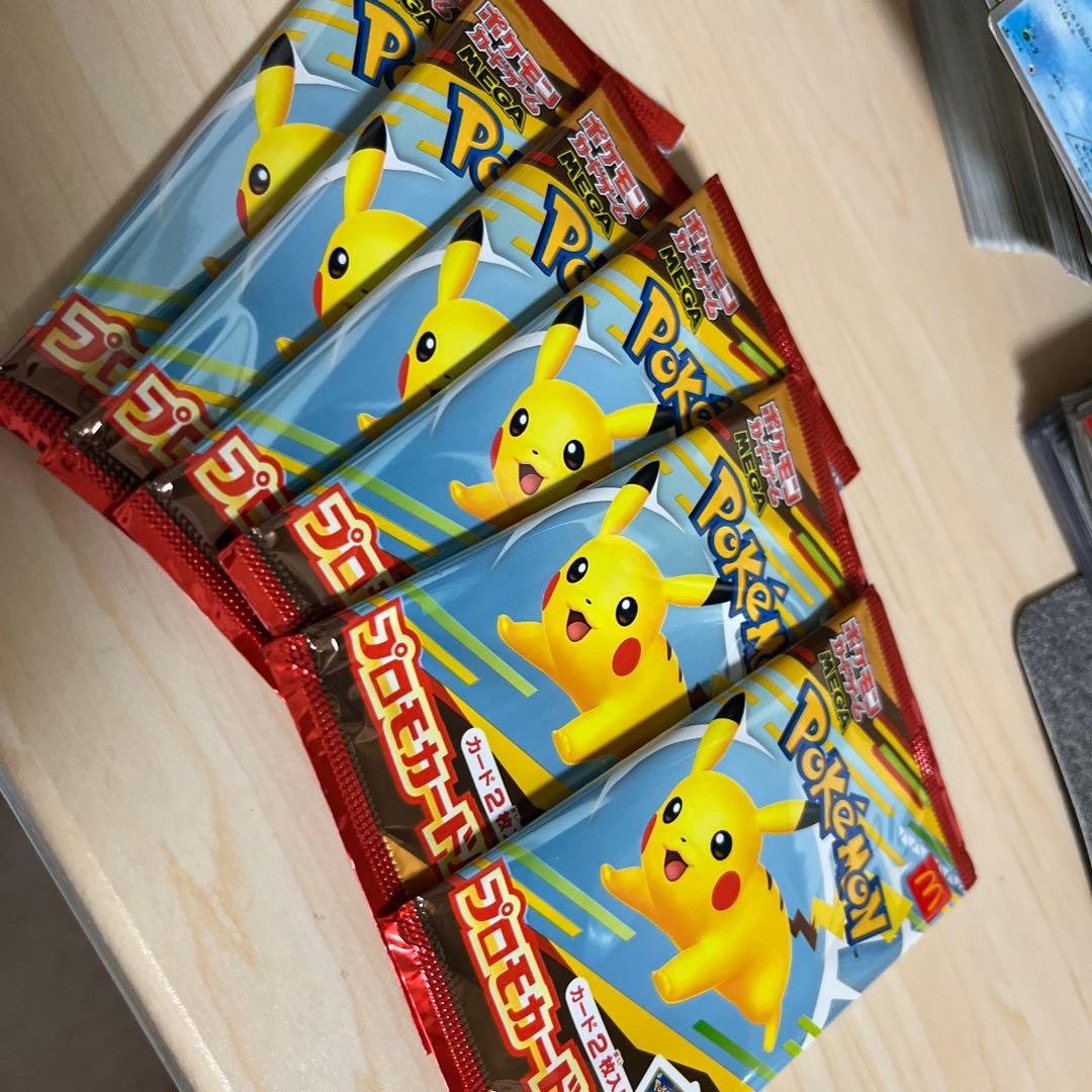 マクドナルド　プロモカードパック　６パック DONDON