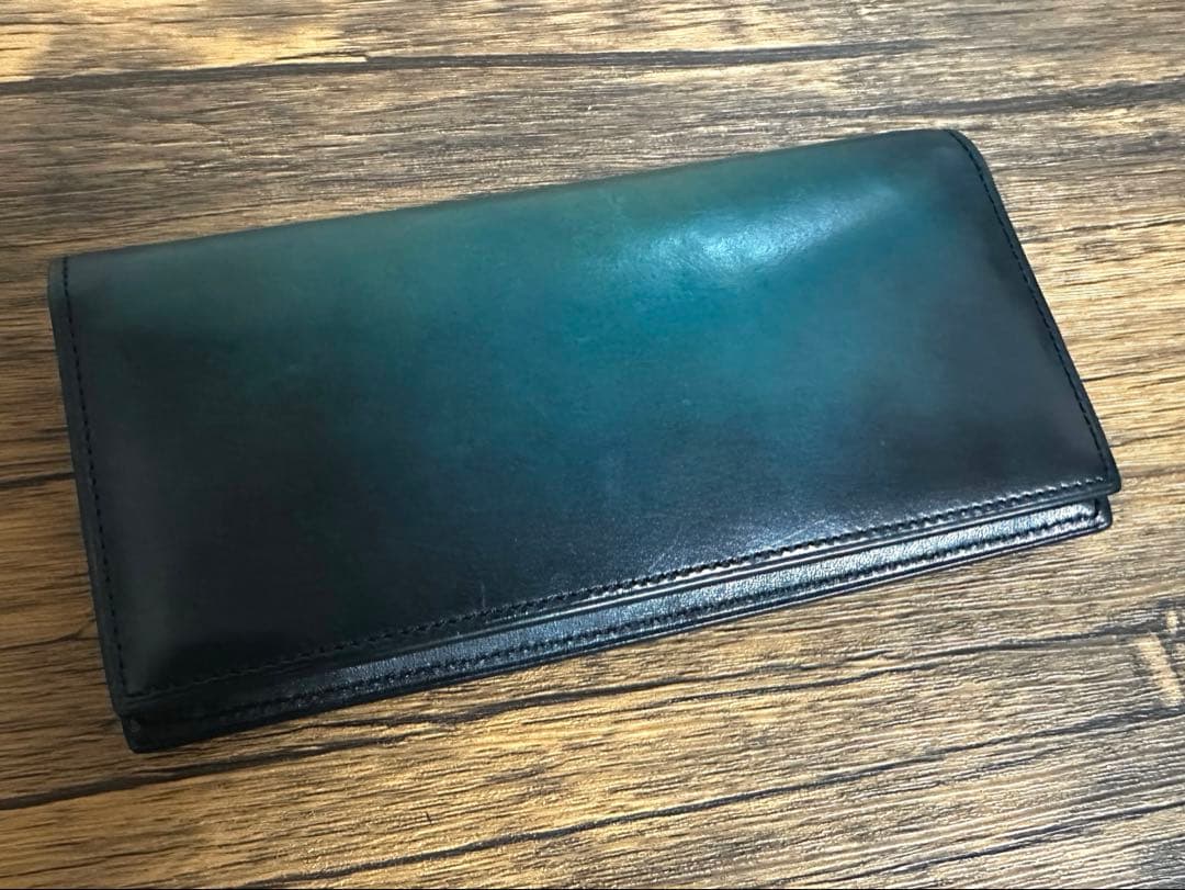 YUHAKU 長財布 ロングウォレット ブルー ベラトゥーラ