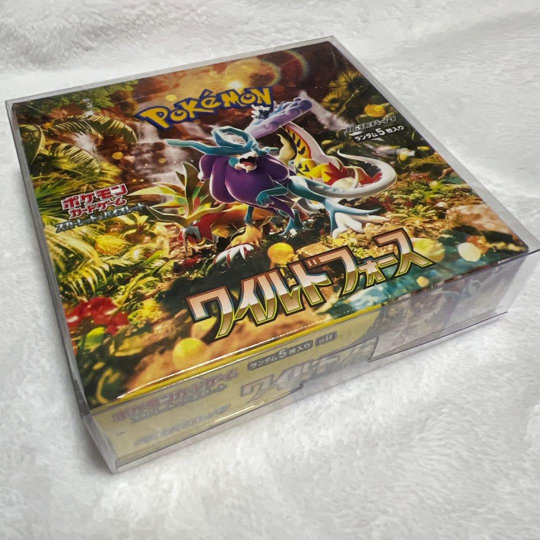 新品未開封BOXポケモンカード　ワイルドフォース シュリンク付き