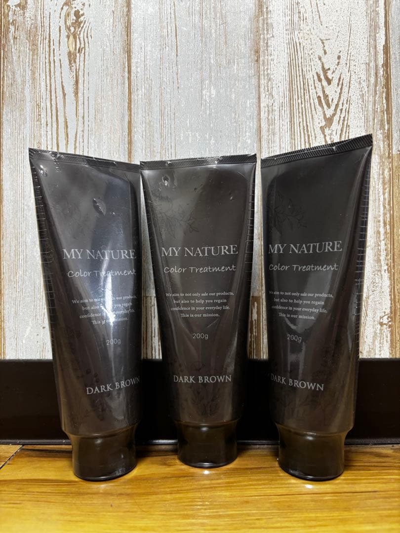 MY NATURE Color Treatment ダークブラウン 200g DARKVANCE HAIR COLOR TREATMENT / NATURAL BLACK – DRZERO