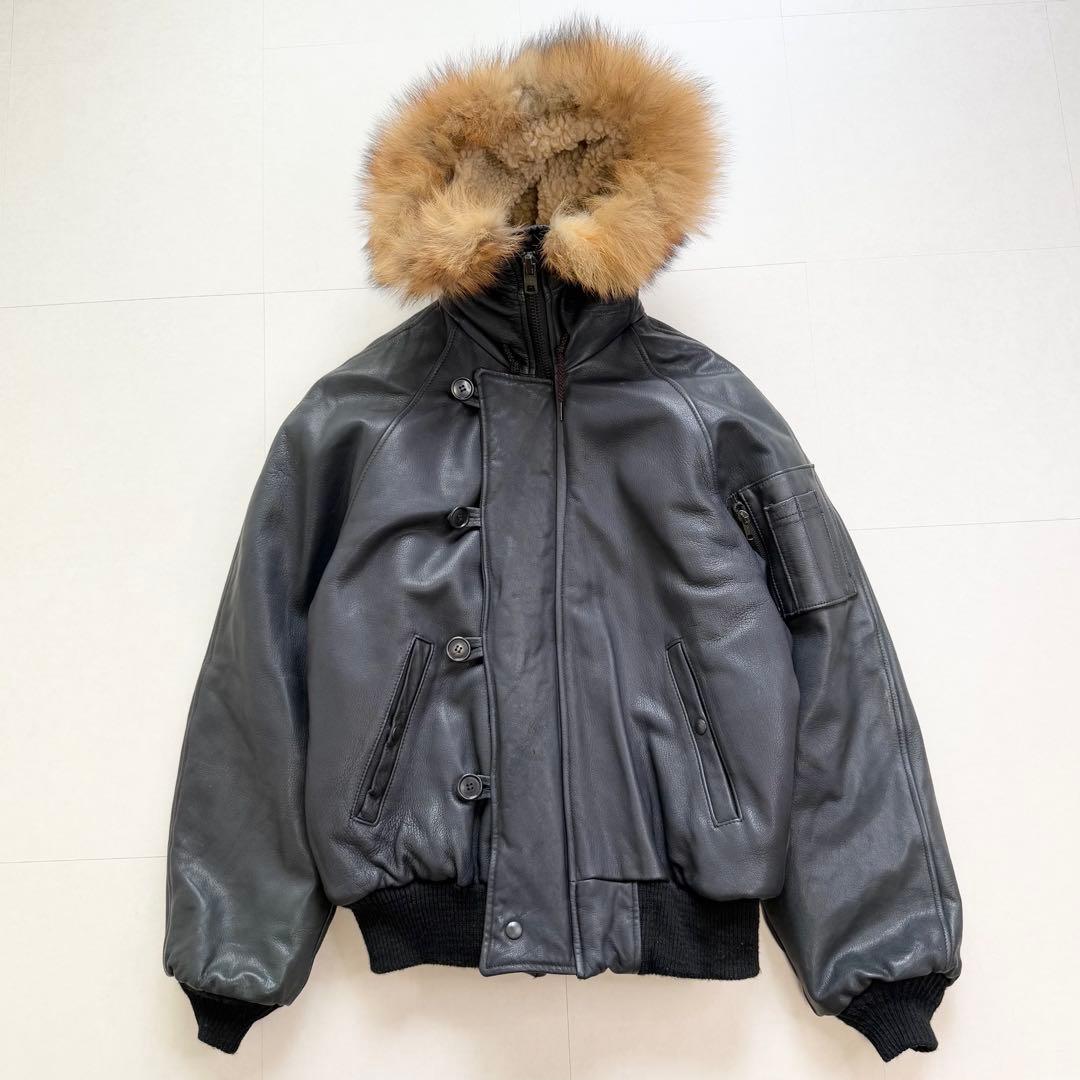 ショット N-5A レザージャケット ファー アメリカ製 C734