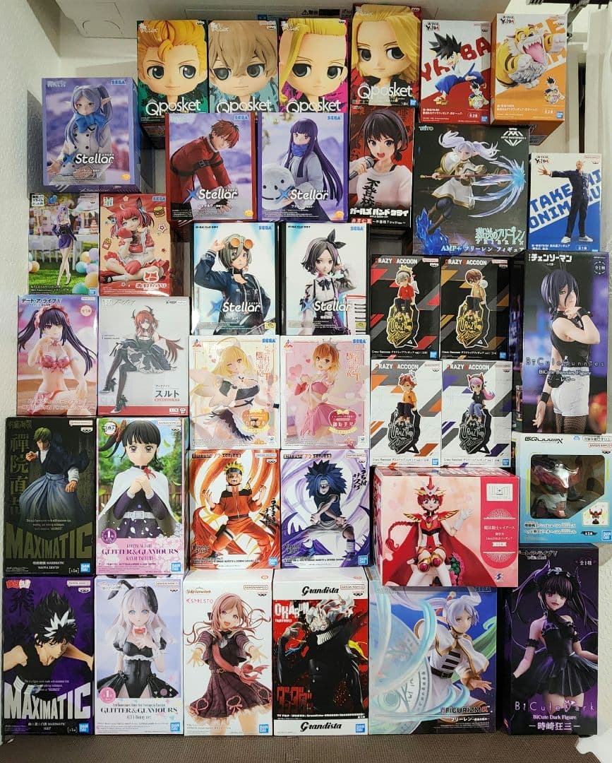 未開封フィギュア37個美少女系等 レイアース フリーレン アイマス ナルト レゼ