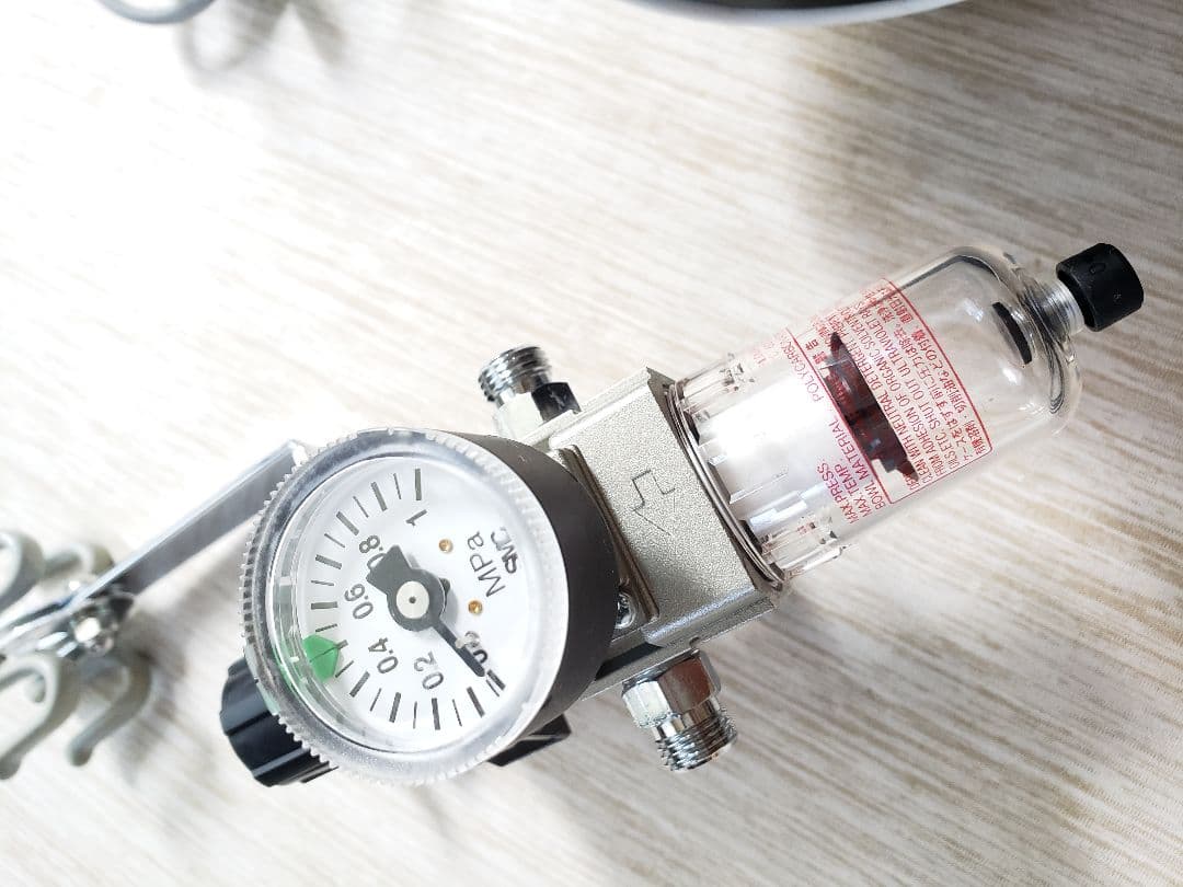 オリンポス/OLYMPOS エアブラシセットコンプレッサーとハンドピース