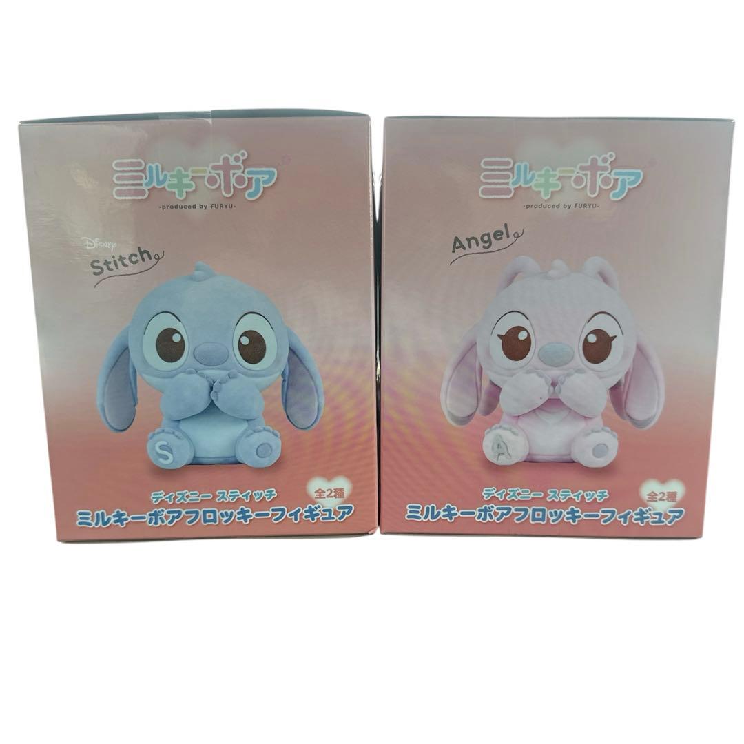 未開封】ディズニー スティッチ エンジェル フィギュア 2点セット