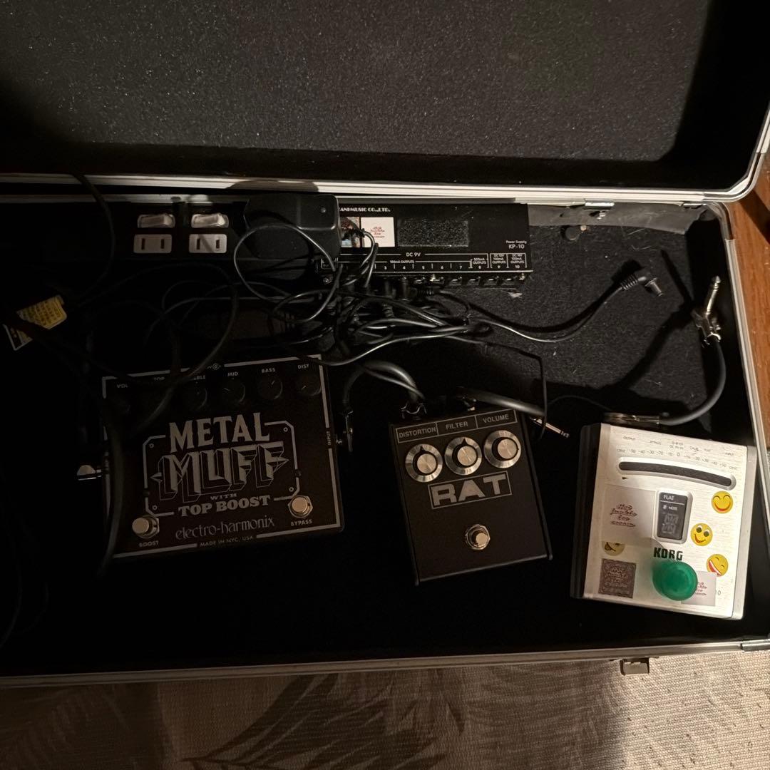 ギターエフェクターセット　RAT(改造、ビンテージ物)