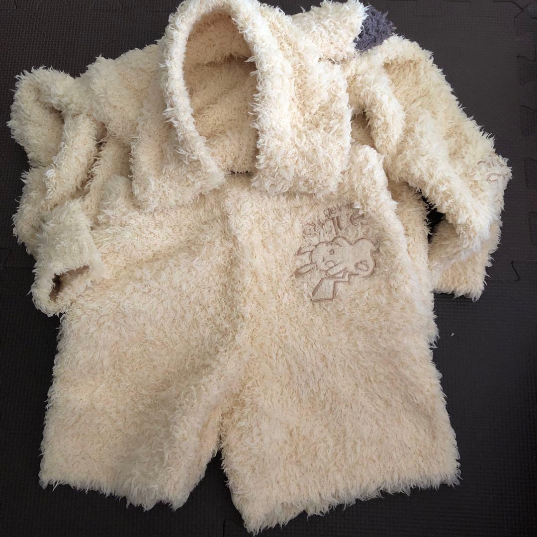 新品 ジェラートピケ ピカチュウパーカ&ショートパンツセットSキッズ