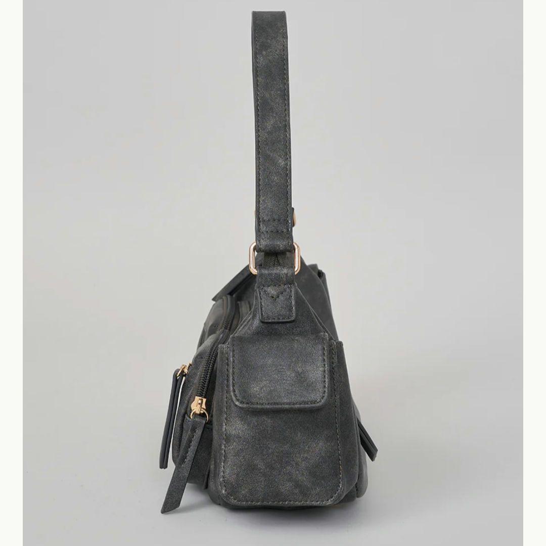 ダーリッチ DDレザーハンドルバッグ ブラウン - darich☆DDレザー