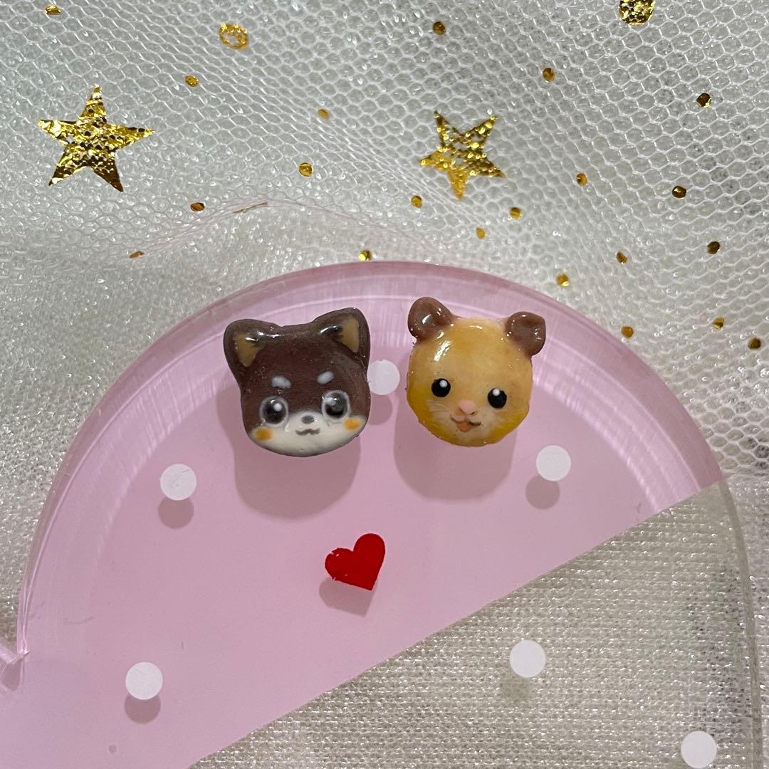 3dネイルパーツ チワワ 犬 ハムスター デコパーツ