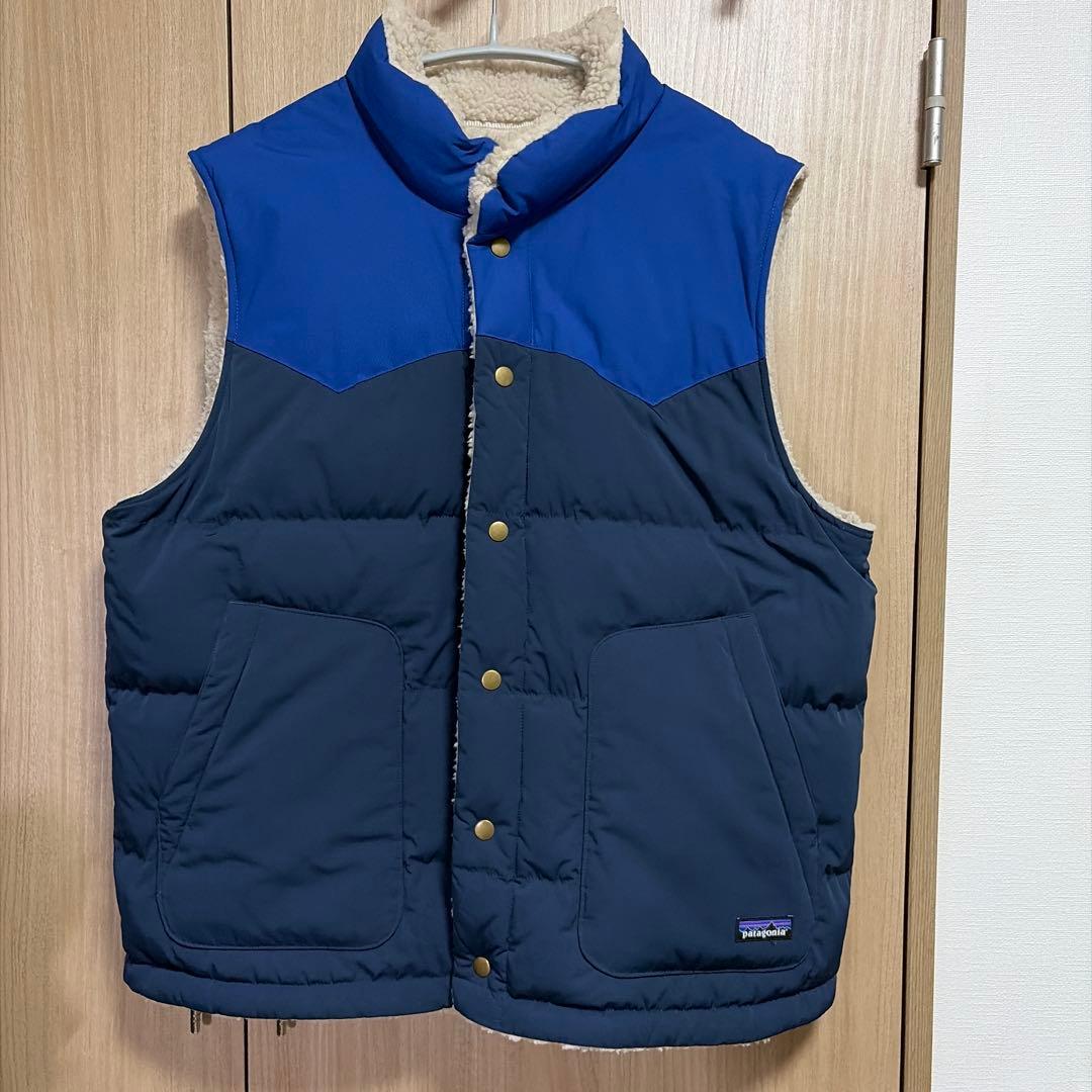 patagonia パタゴニア　メンズ　リバーシブル　ビビー　ダウンベスト　L
