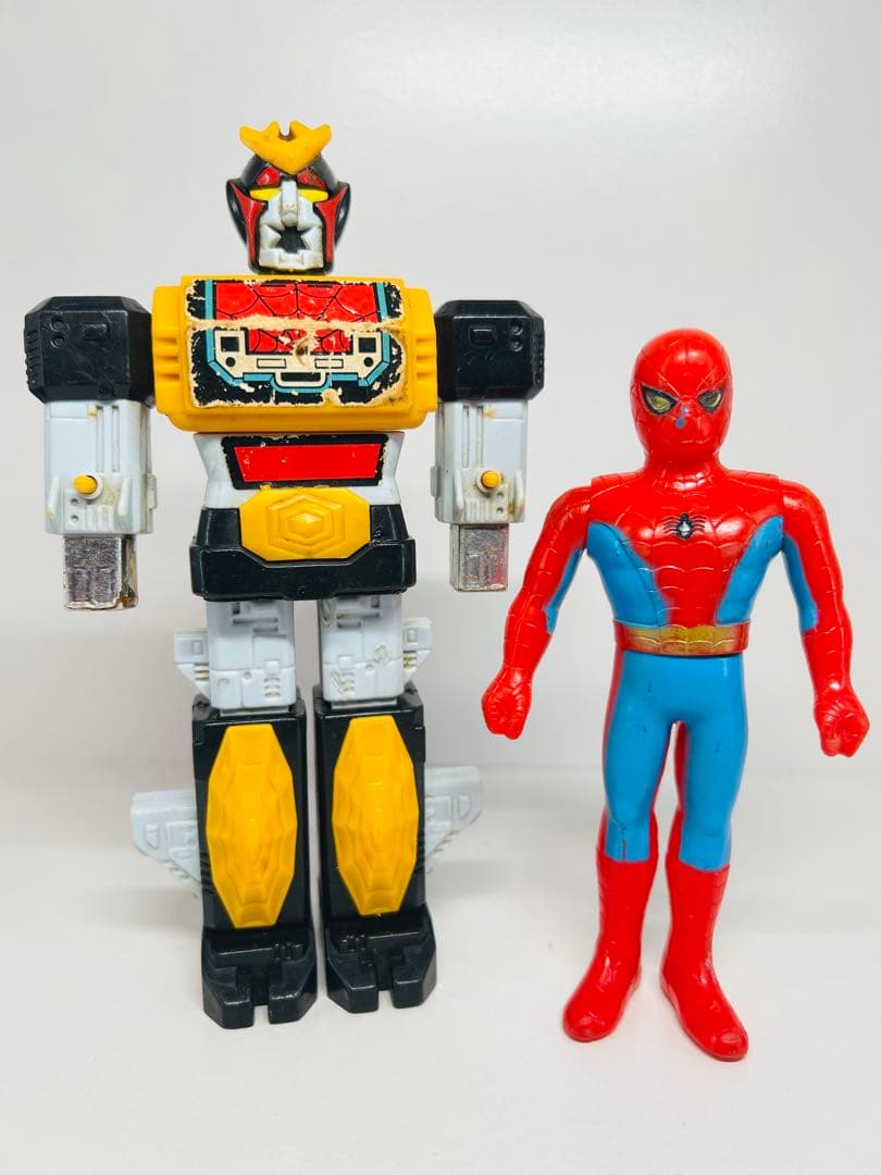 ポピー スパイダーマン レオパルドン セット 当時物 東映 ソフビ