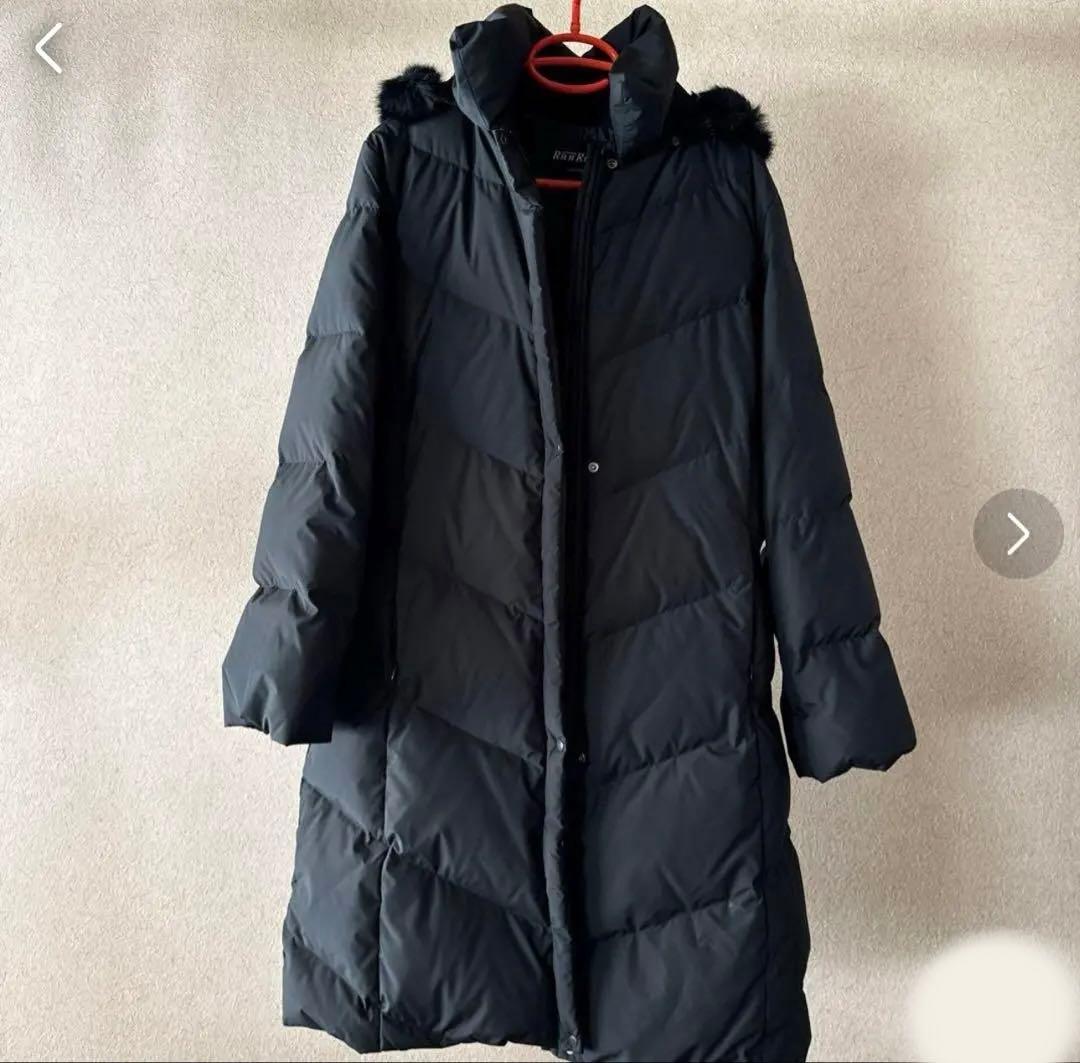 ダウンコート フード付き