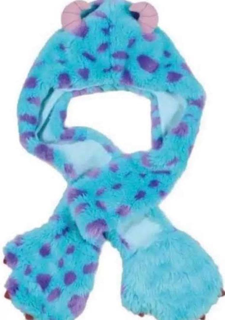 ディズニー サリー モンスターズインク ファンキャップ被り物マフラー