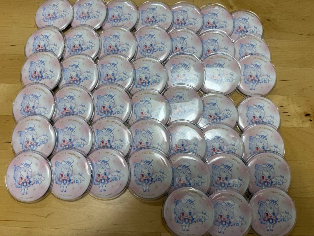 メロ【最終値下げ】カラフルピーチ どぬく　サンリオ　缶バッジデフォ　45個