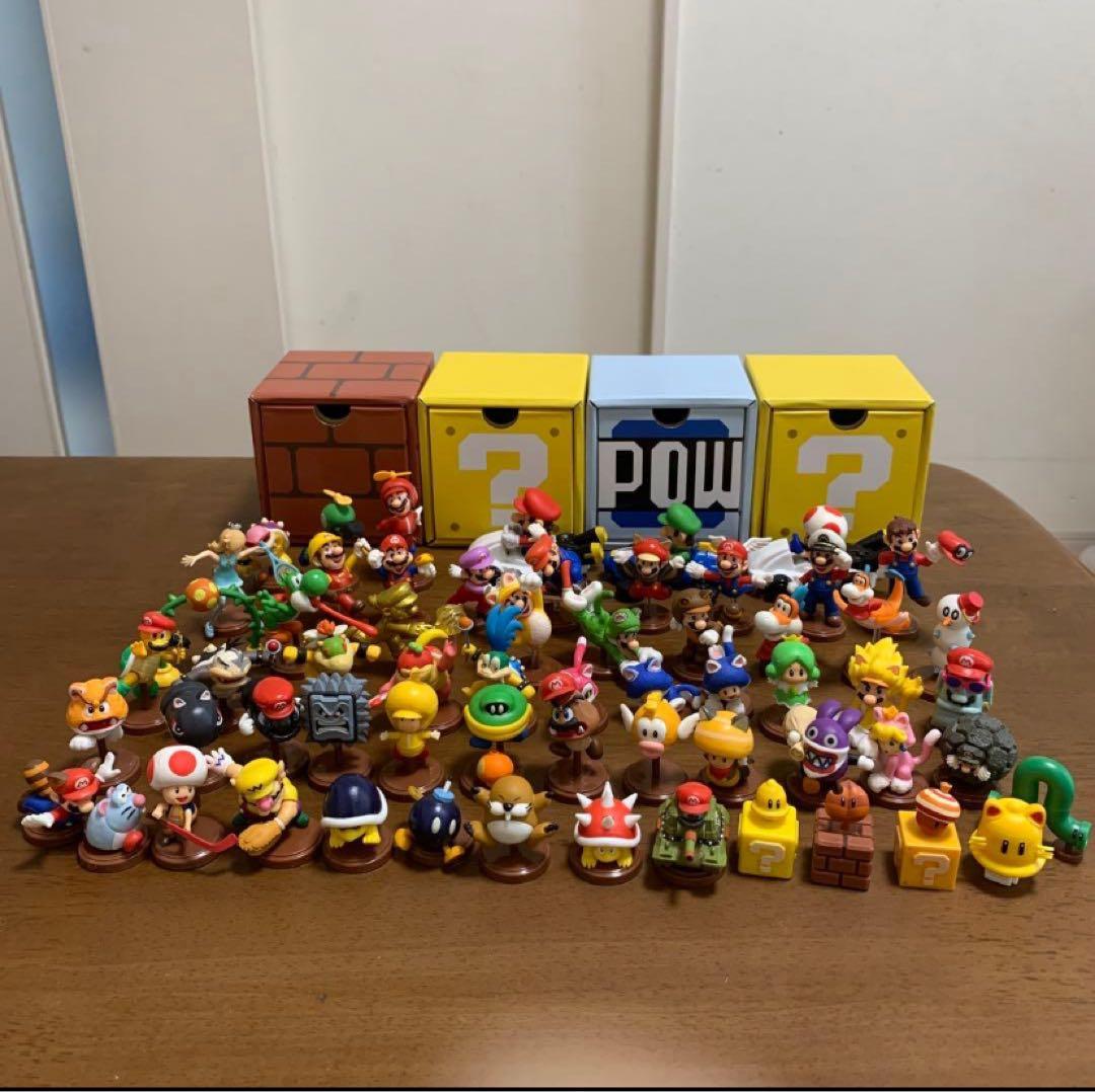 スーパーマリオ　チョコエッグ　まとめ　フィギュア　ハッピーセット　61体