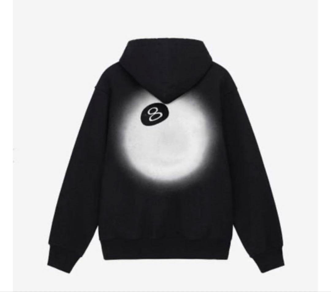 Stussy 8 Ball Fade Hoodie Black 8ボールパーカー