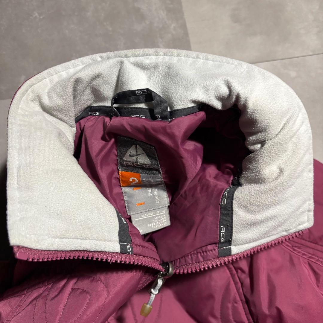 00s NIKE ACG ナイキ パフジャケット ピンク y2k 短丈 総柄 - メルカリ