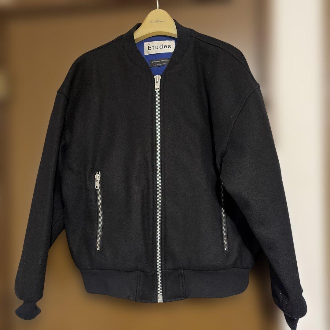 最終価格 Études ジップアップブルゾン　acne ボンバージャケット　黒