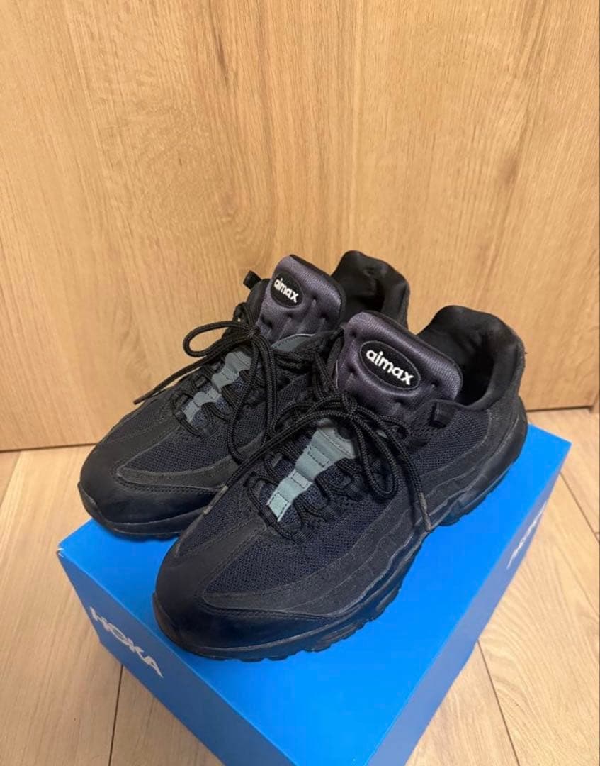 靴 NIKE airmax 95 triple black 28