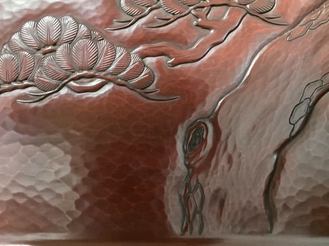 鎌倉彫 八勝堂 角型盆 伝統工芸品 - メルカリ