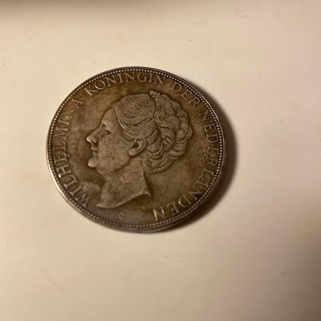 オランダ 1938年 2.5ギルダー 硬貨　銀貨 オランダ】2.5ギルダー 銀貨 1850 NGC AU DETAILS SURFACE HAIRLINES