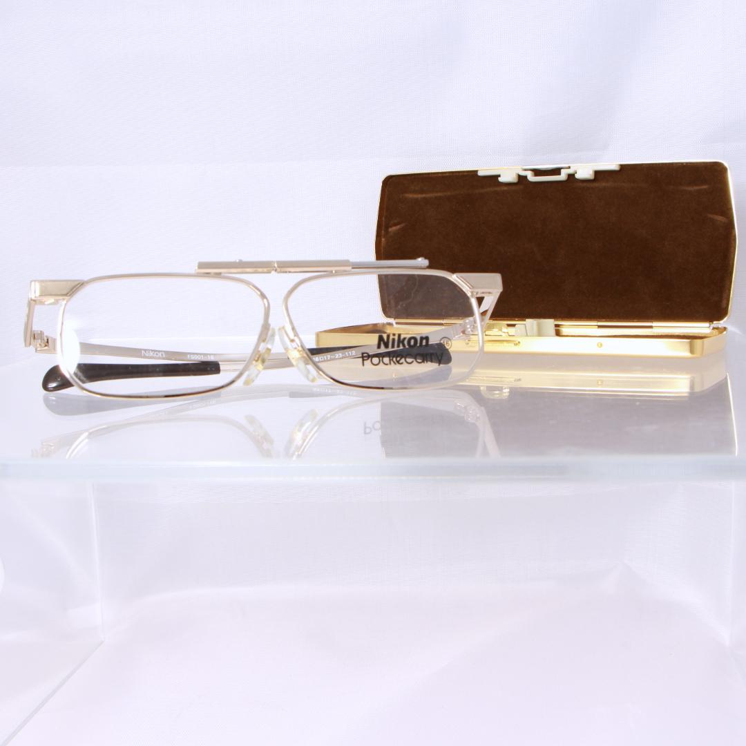 Nikon 折り畳みめがね ポケキャリー 老眼鏡 薄型 メガネ 1-23 - メルカリ