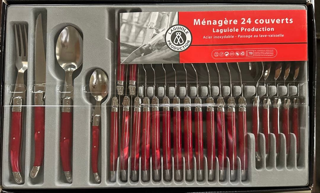 Laguiole カトラリーセット 24点セットと3点セット